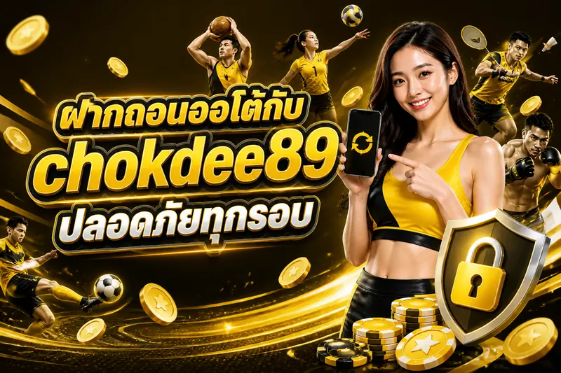 ฝากถอนออโต้กับ chokdee89 ปลอดภัยทุกรอบ